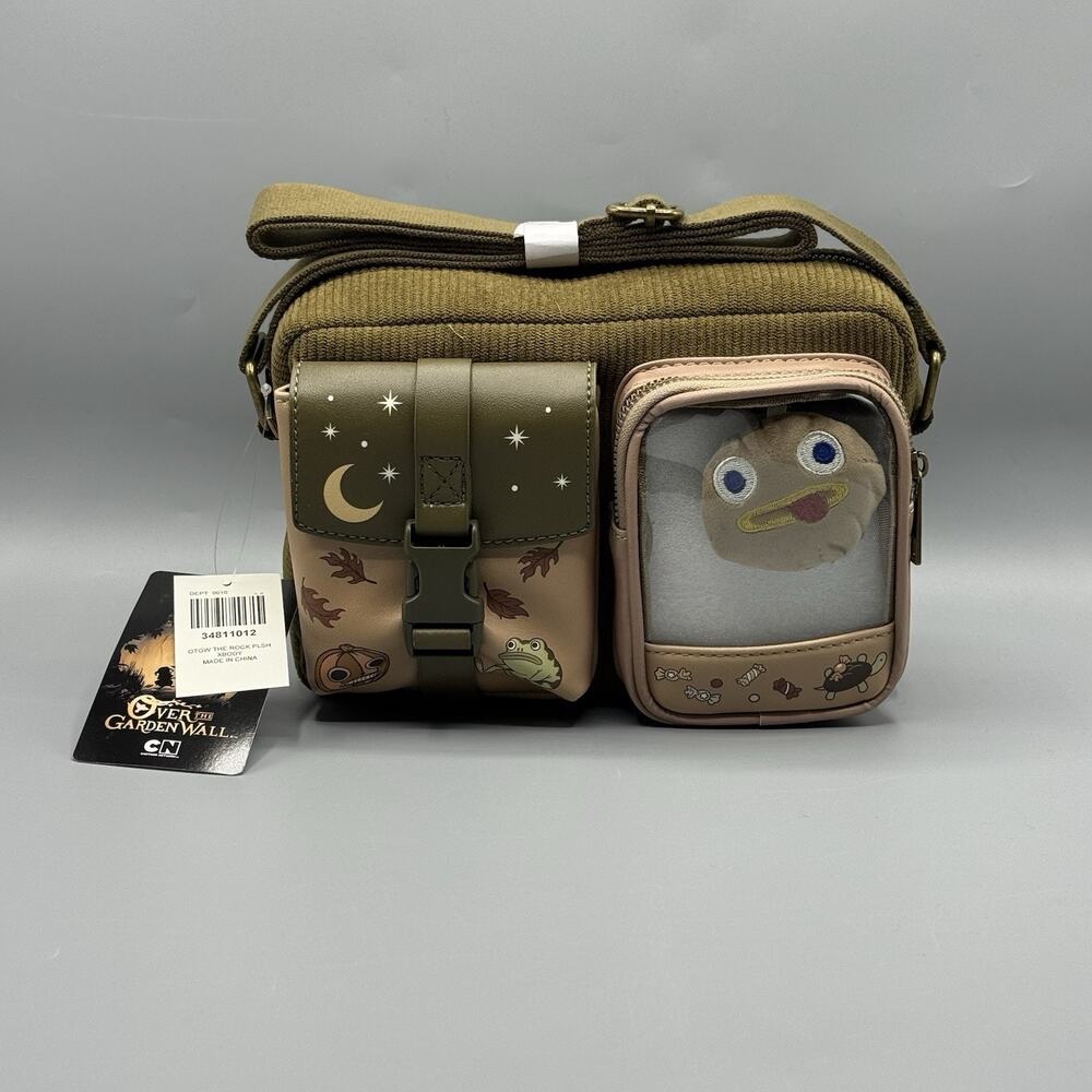 Over The Garden Wall Rock Corduroy Crossbody Bag New